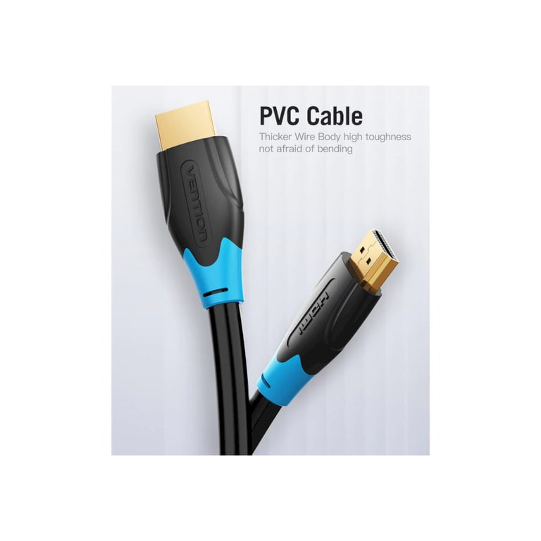Кабель мультимедійний HDMI M to HDMI M 2.0m V2.0 4K30Hz Vention (AACBH) - фото 9