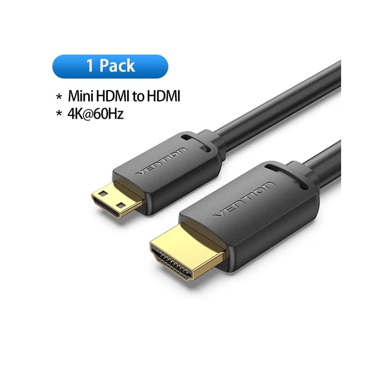 Кабель мультимедійний HDMI M to HDMI mini M 3.0m V2.0 4K60Hz Vention (AGHBI) - фото 2