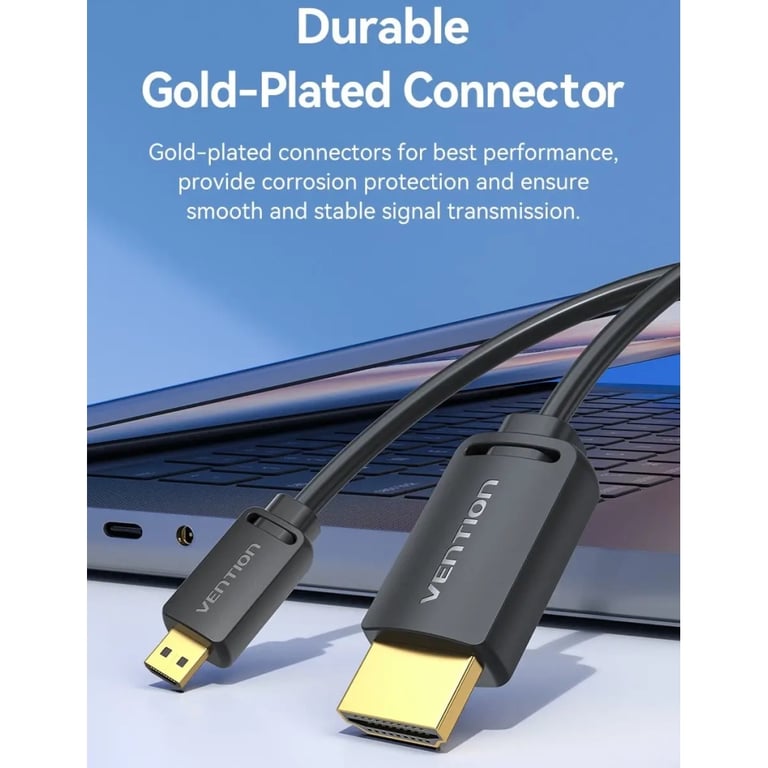 Кабель мультимедійний HDMI M to HDMI mini M 3.0m V2.0 4K60Hz Vention (AGHBI) - фото 7