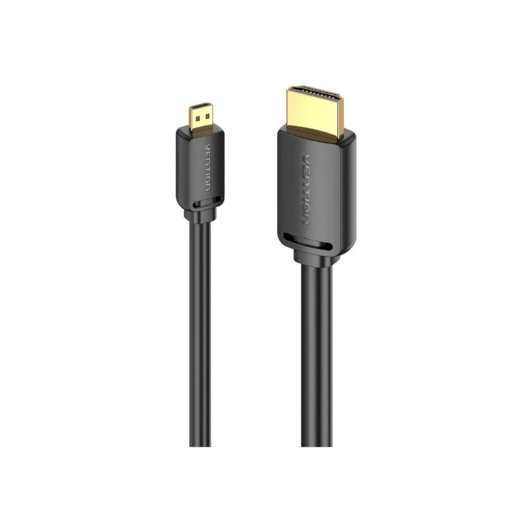 Кабель мультимедійний HDMI M to HDMI micro M 1.5m V2.0 4K 60Hz 18Gbps HDR Dolby Vention (AGIBG) - фото 2
