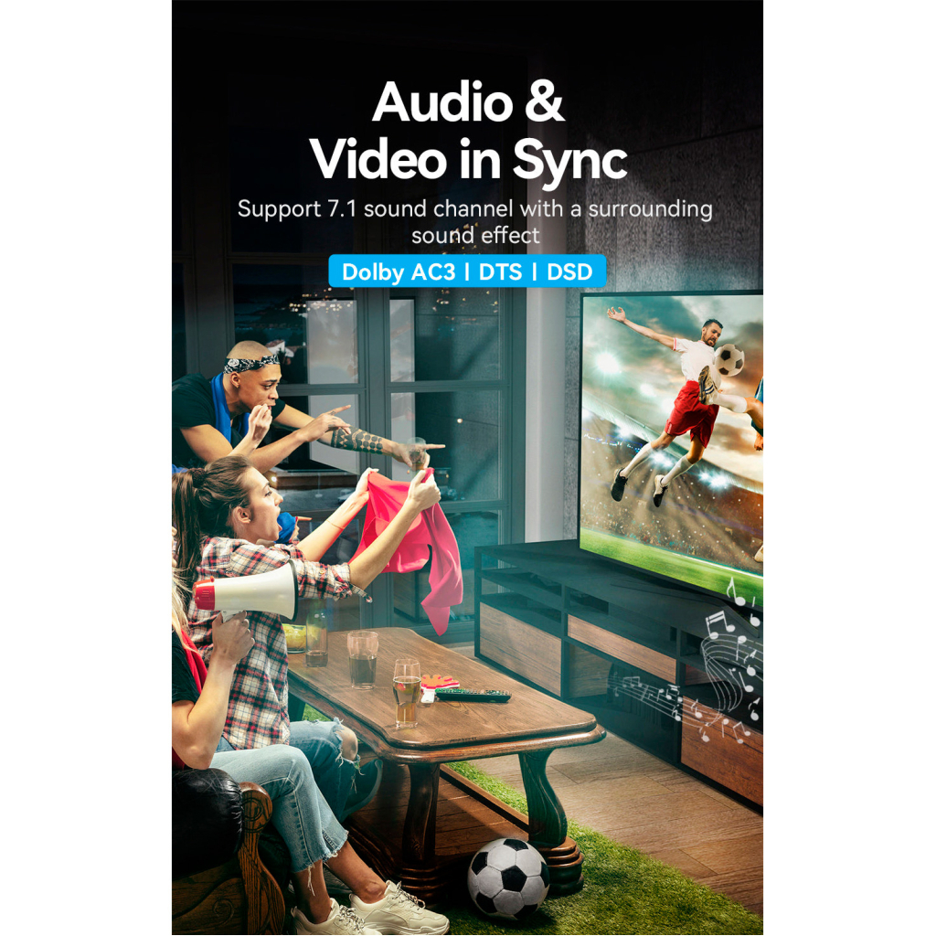 Адаптер HDMI extender 60.0m V1.4 1080p Vention (AKGH0-EU) - фото 7 Адаптер HDMI extender 60.0m V1.4 1080p Vention (AKGH0-EU) - фото 7