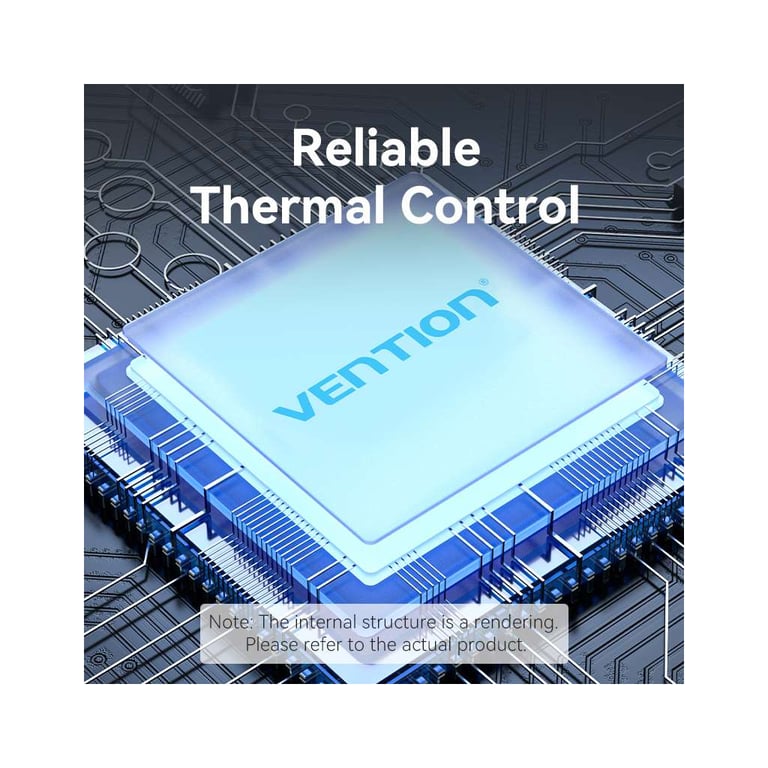 Концентратор Vention USB 3.0 to USB 3.0x3/RJ45/Type-C Hub Blue Aluminum Alloy 5-in-1 (TGFSB) - фото 7