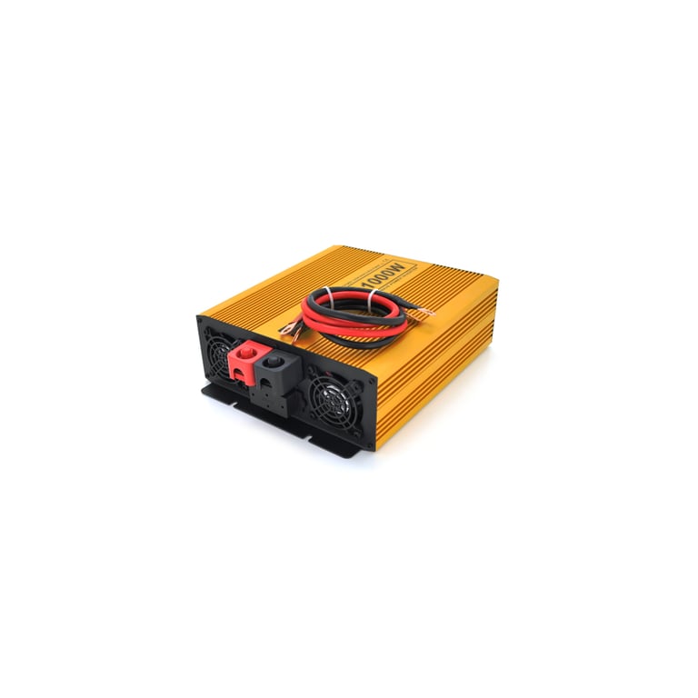 Автомобільний інвертор Mexxsun 12V/220V, 1000W з правильною синусоїдою (MXSPSW-1000-12S) - фото 2