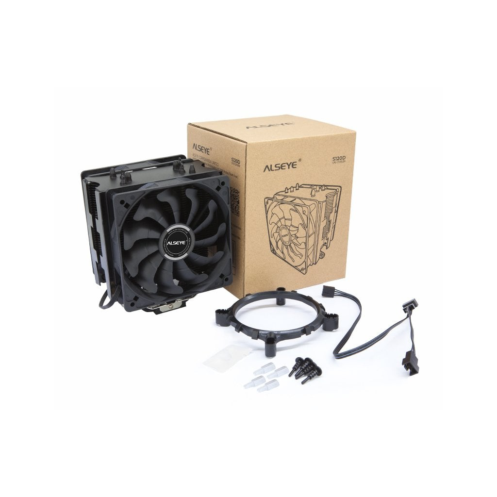 Кулер до процесора Alseye S120D-B (AS.01.07.0019) - фото 5 Кулер до процесора Alseye S120D-B (AS.01.07.0019) - фото 5