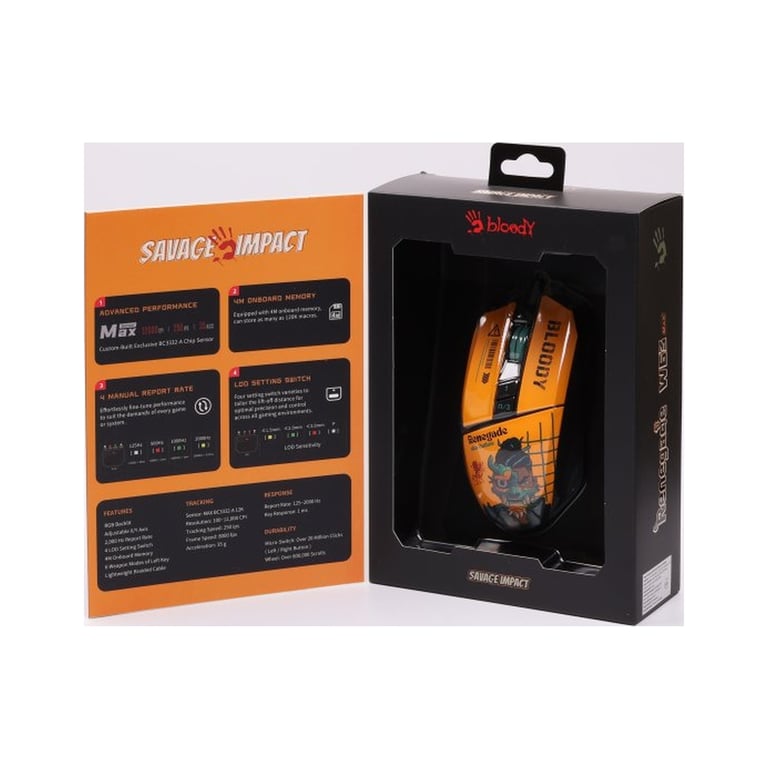 Мишка A4Tech W63 Max USB Renegade Sunset (4711422003642) - фото 4