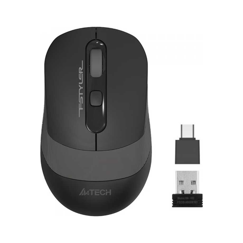 Мишка A4Tech FG10CS Air2 Wireless Stone Grey (4711421997904) - фото 1
