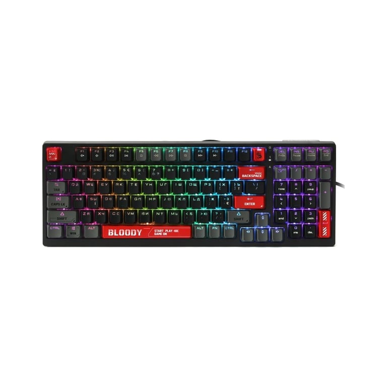 Клавіатура A4Tech Bloody S98 RGB BLMS Red USB Bloody Red (4711421991674) - фото 1