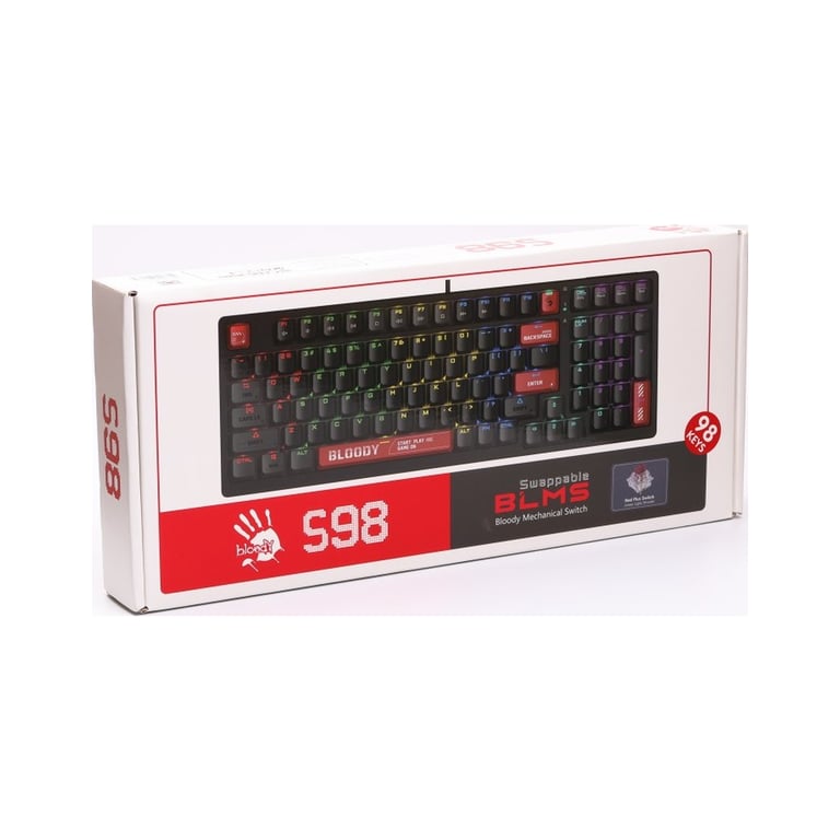 Клавіатура A4Tech Bloody S98 RGB BLMS Red USB Bloody Red (4711421991674) - фото 10