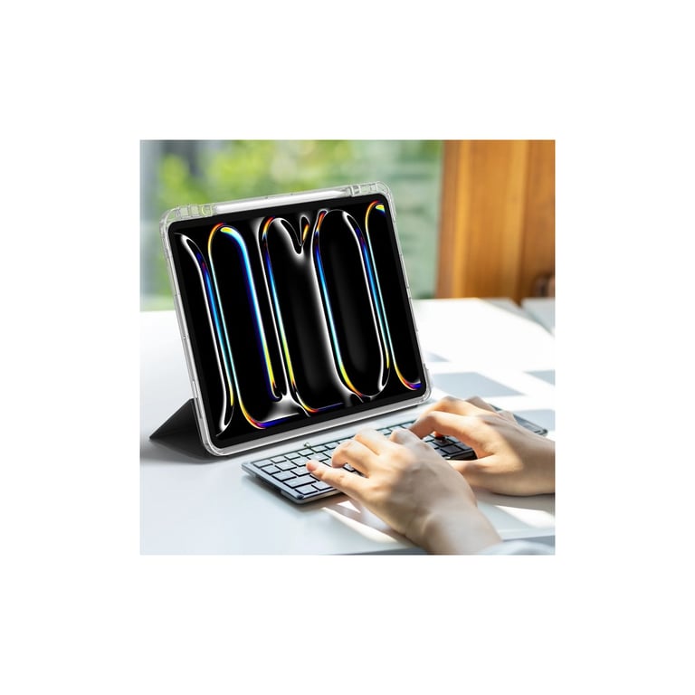 Чохол до планшета BeCover Ultra Slim Origami Transparent Apple iPad Pro 11" M4 2024 Gray (711690) - фото 6