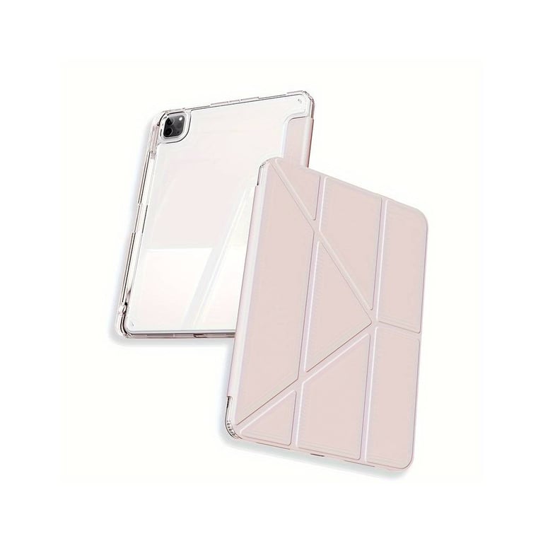 Чохол до планшета BeCover Ultra Slim Origami Transparent Apple iPad Pro 11" M4 2024 Pink (711691) - фото 4