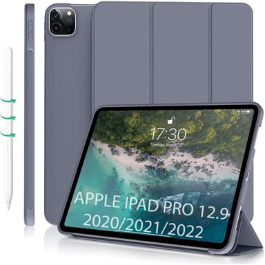 Чохол до планшета BeCover Tri Fold Soft TPU Silicone Apple iPad Pro 12.9 2020/2021/2022 Purple (711739) - фото 1