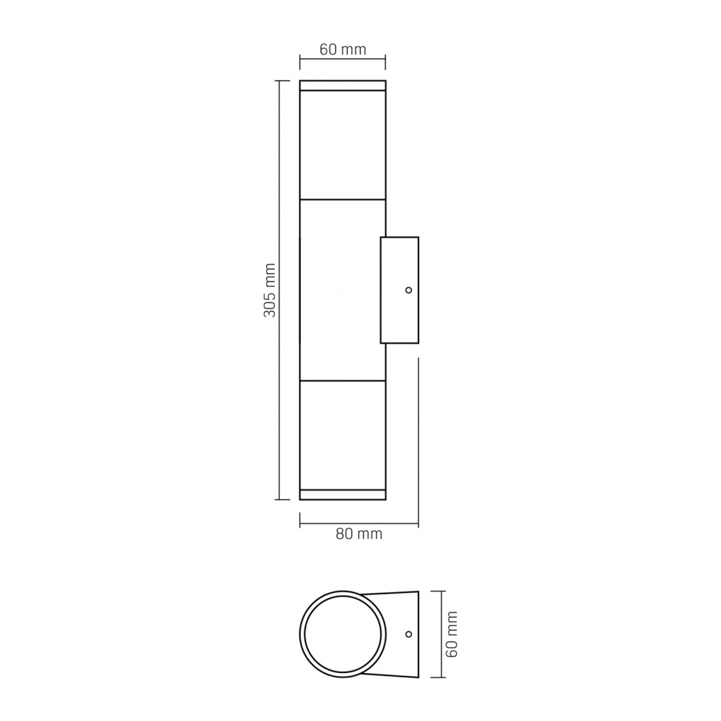 Світильник Videx архітектурний IP54 2xGU10 (VL-AR092B) - фото 6 Світильник Videx архітектурний IP54 2xGU10 (VL-AR092B) - фото 6
