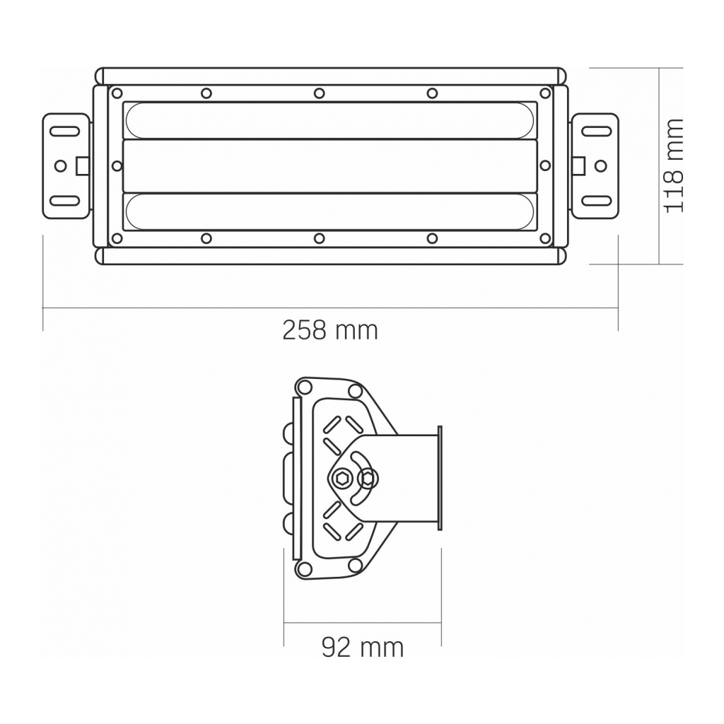 Світильник Videx висотний лінійний 50W 5000K 220V (VL-HB022-0505B) - фото 3 Світильник Videx висотний лінійний 50W 5000K 220V (VL-HB022-0505B) - фото 3