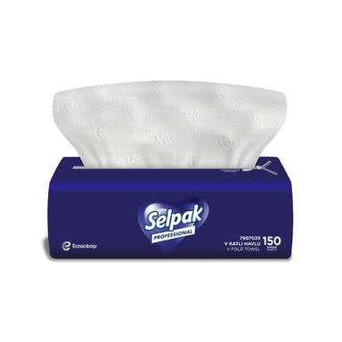 Паперові рушники Selpak Professional Premium V-складання 2 шари 150 шт. (8590530066021)
