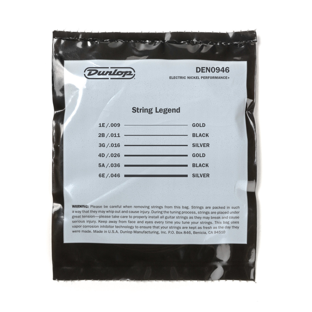 Струни для гітари Jim Dunlop Nickel Wound Electric Guitar Strings (09-46) (DEN0946) - фото 3 Струни для гітари Jim Dunlop Nickel Wound Electric Guitar Strings (09-46) (DEN0946) - фото 3