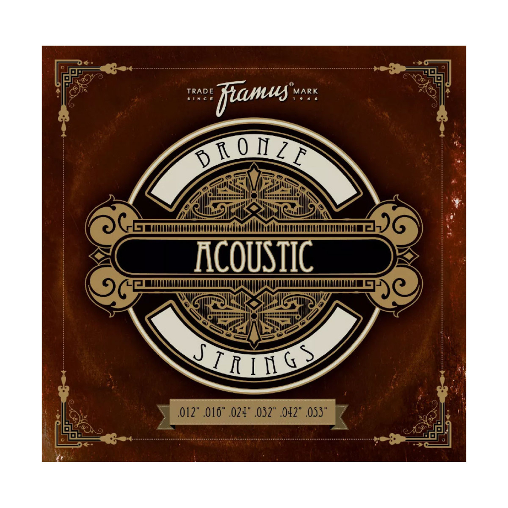 Струни для гітари Framus Bronze Medium (12-53) (48220 M) - фото 1 Струни для гітари Framus Bronze Medium (12-53) (48220 M) - фото 1