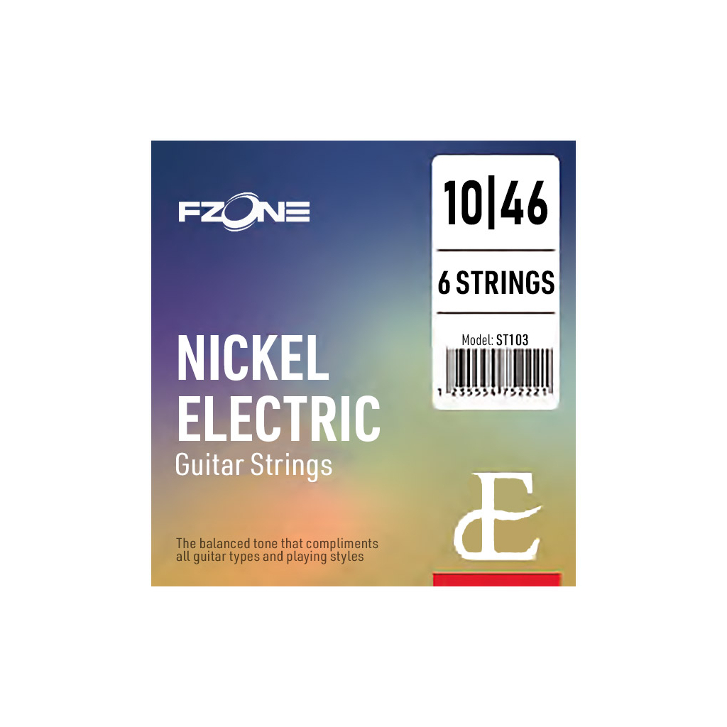Струни для гітари Fzone Electric Nickel (10-46) (ST103) - фото 1 Струни для гітари Fzone Electric Nickel (10-46) (ST103) - фото 1
