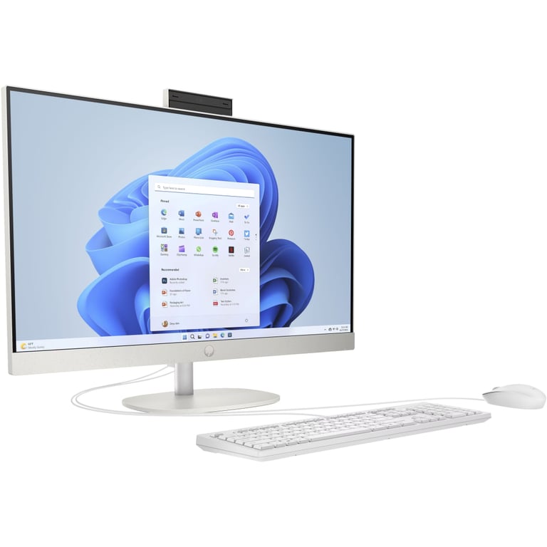 Комп'ютер HP 27-cr0071ua AiO / i3-N300, 8, 512, WiFi, кл+м (A45E2EA) - фото 2