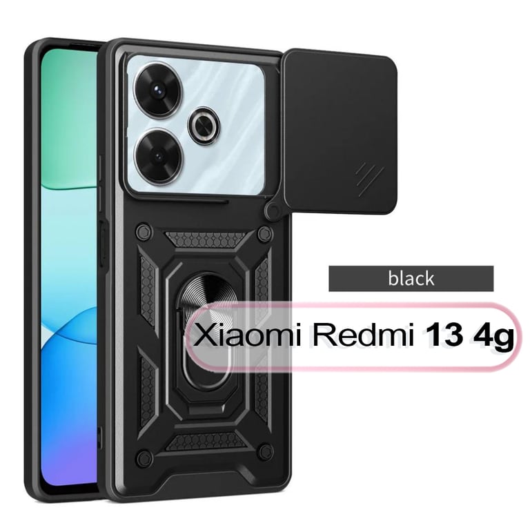 Чохол до мобільного телефона BeCover Military Xiaomi Redmi 13 Black (711551) - фото 1