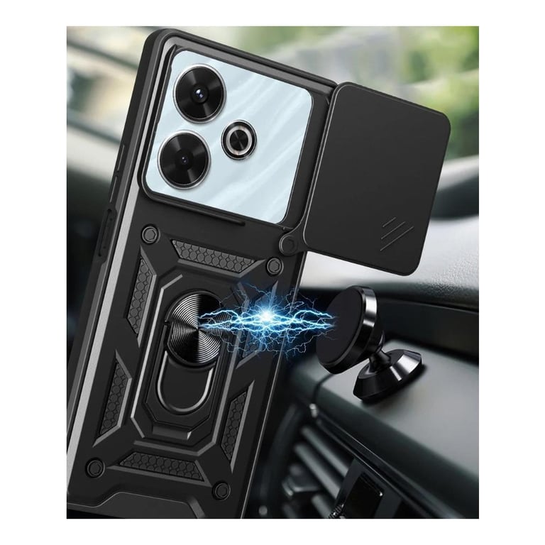 Чохол до мобільного телефона BeCover Military Xiaomi Redmi 13 Black (711551) - фото 4