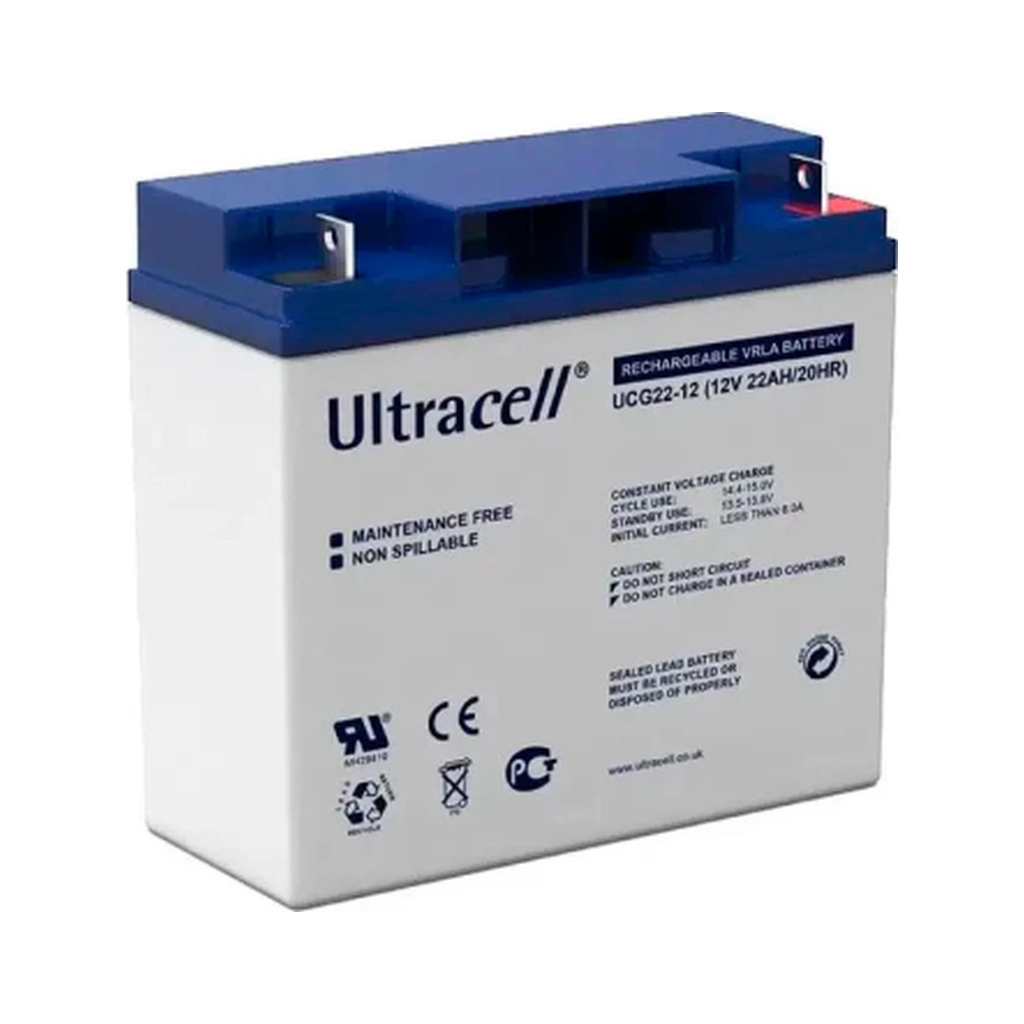 Батарея до ДБЖ Ultracell 12V-20Ah, GEL (UCG20-12) - фото 1