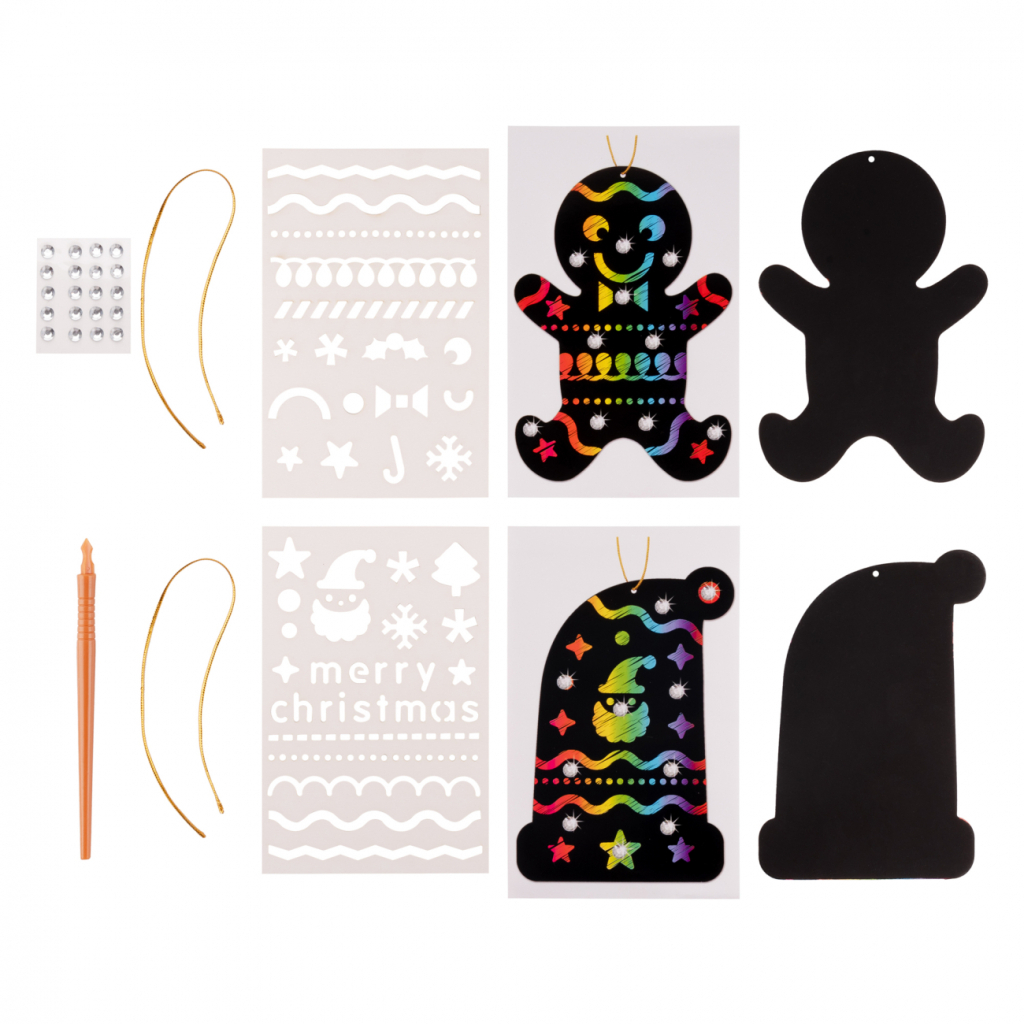 Набір для творчості 1 вересня Новорічні іграшки Райдужний скретч-арт (954537) - фото 2 Набір для творчості 1 вересня Новорічні іграшки Райдужний скретч-арт (954537) - фото 2