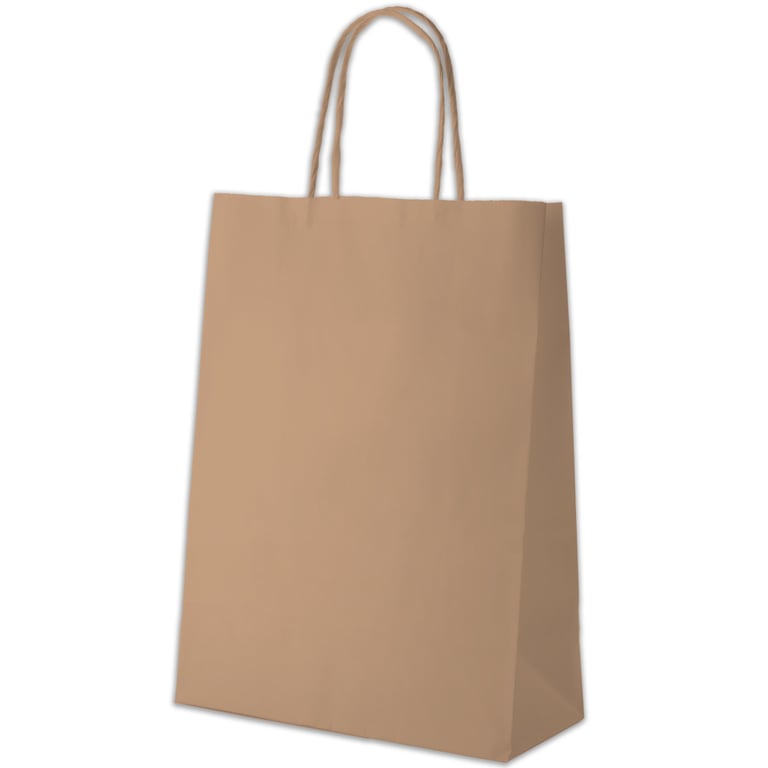 Подарунковий пакет Куверт Ecobag, 24х10х36 см коричневий (10632030000) - фото 1
