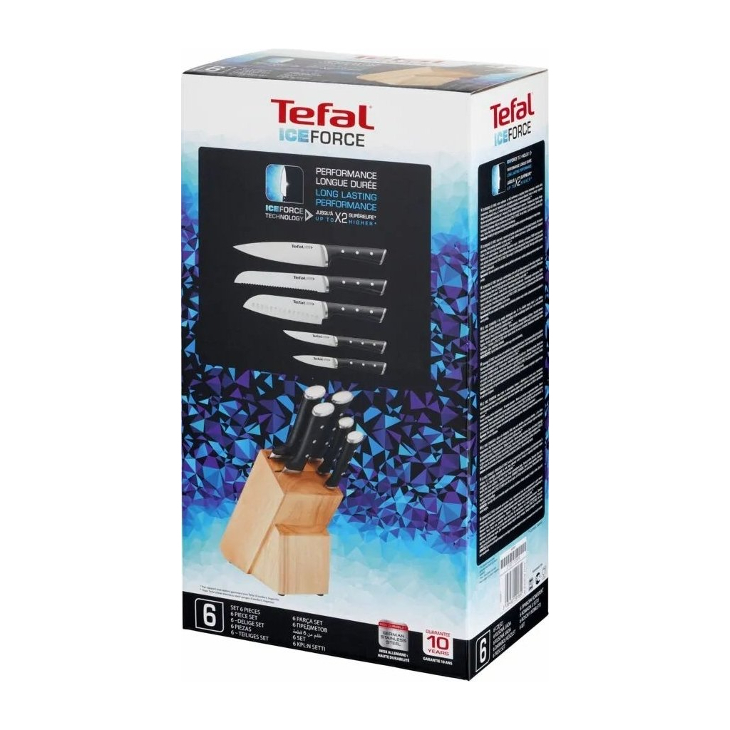 Набір ножів Tefal Ice Force 5 шт (K232S574) - фото 4 Набір ножів Tefal Ice Force 5 шт (K232S574) - фото 4