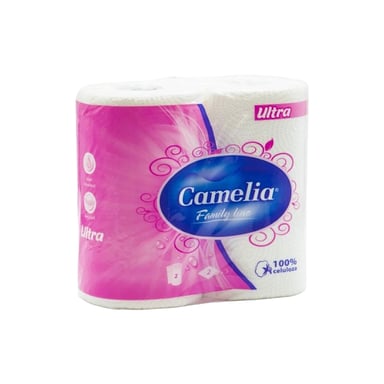 Паперові рушники Camelia Ultra Білі 2 шари 2 рулони (8606107569864) - фото 1