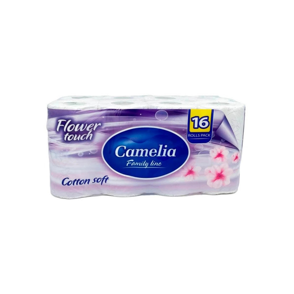 Туалетний папір Camelia Магнолія 3 шари 16 рулонів (8606111248151) - фото 1