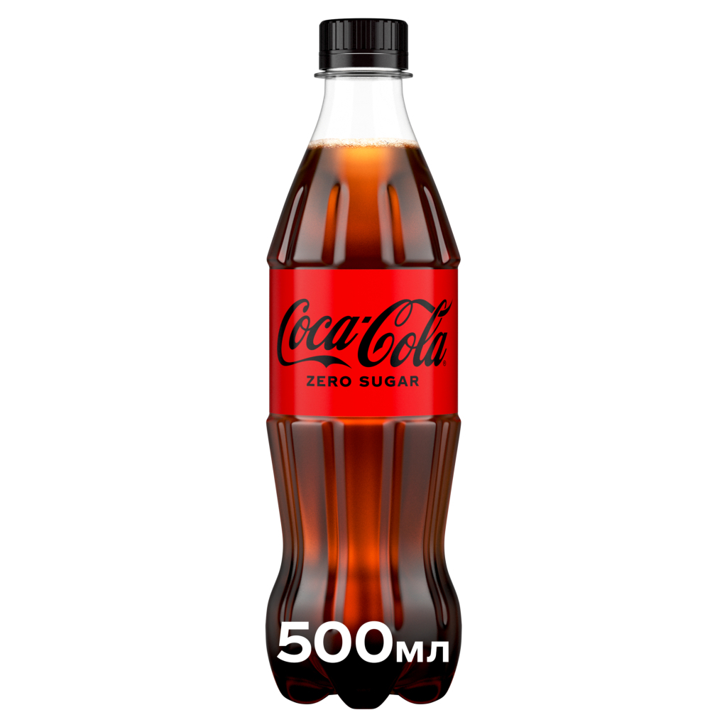 Напій Coca-Cola Zero Безалкогольний сильногазований Без цукру 500 мл (5449000131836) - фото 1