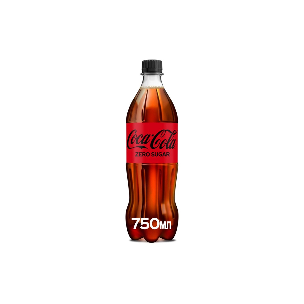 Напій Coca-Cola Zero Безалкогольний сильногазований Без цукру 750 мл (5449000221780) - фото 1