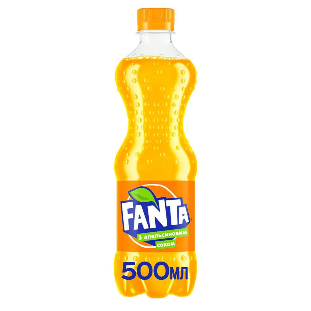 Напій Fanta Безалкогольний сильногазований соковмісний Апельсин 500 мл (40822938) - фото 1 Напій Fanta Безалкогольний сильногазований соковмісний Апельсин 500 мл (40822938) - фото 1