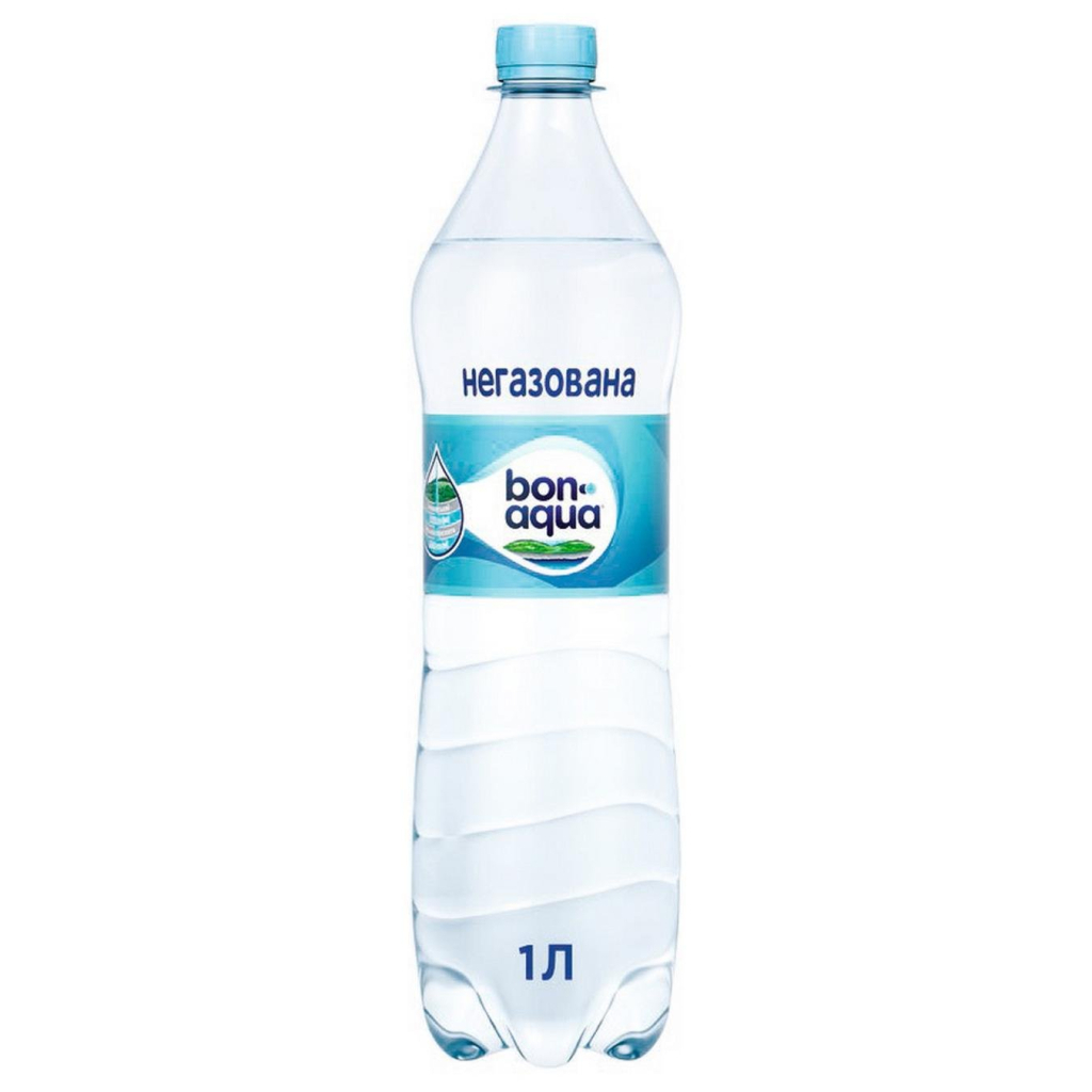 Мінеральна вода BonAqua Негазована 1 л (5449000005489) - фото 1 Мінеральна вода BonAqua Негазована 1 л (5449000005489) - фото 1