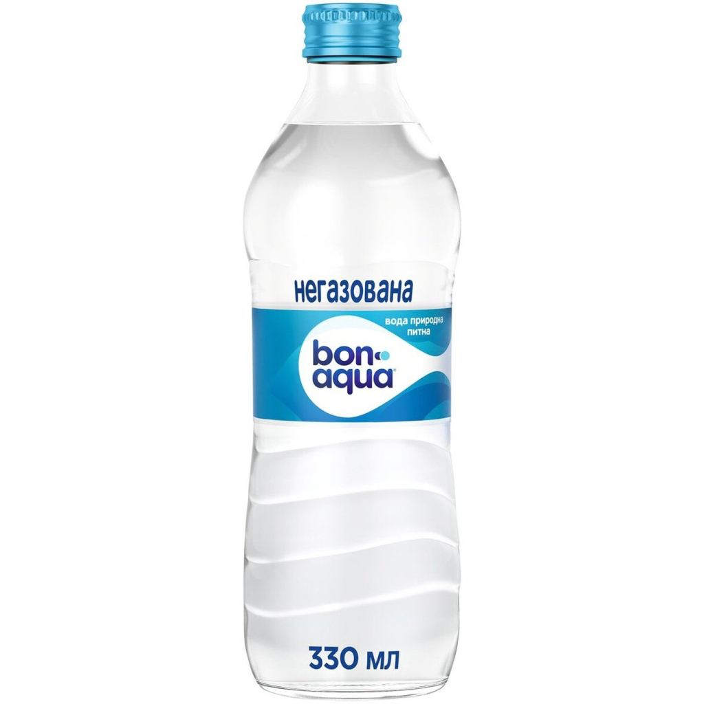 Мінеральна вода BonAqua Негазована 330 мл (90382758) - фото 1 Мінеральна вода BonAqua Негазована 330 мл (90382758) - фото 1