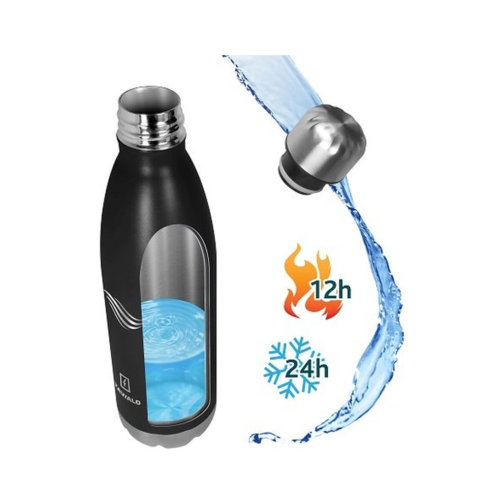 Термокружка Tavialo 1 л матовий чорний колір (191010101) - фото 2 Термокружка Tavialo 1 л матовий чорний колір (191010101) - фото 2