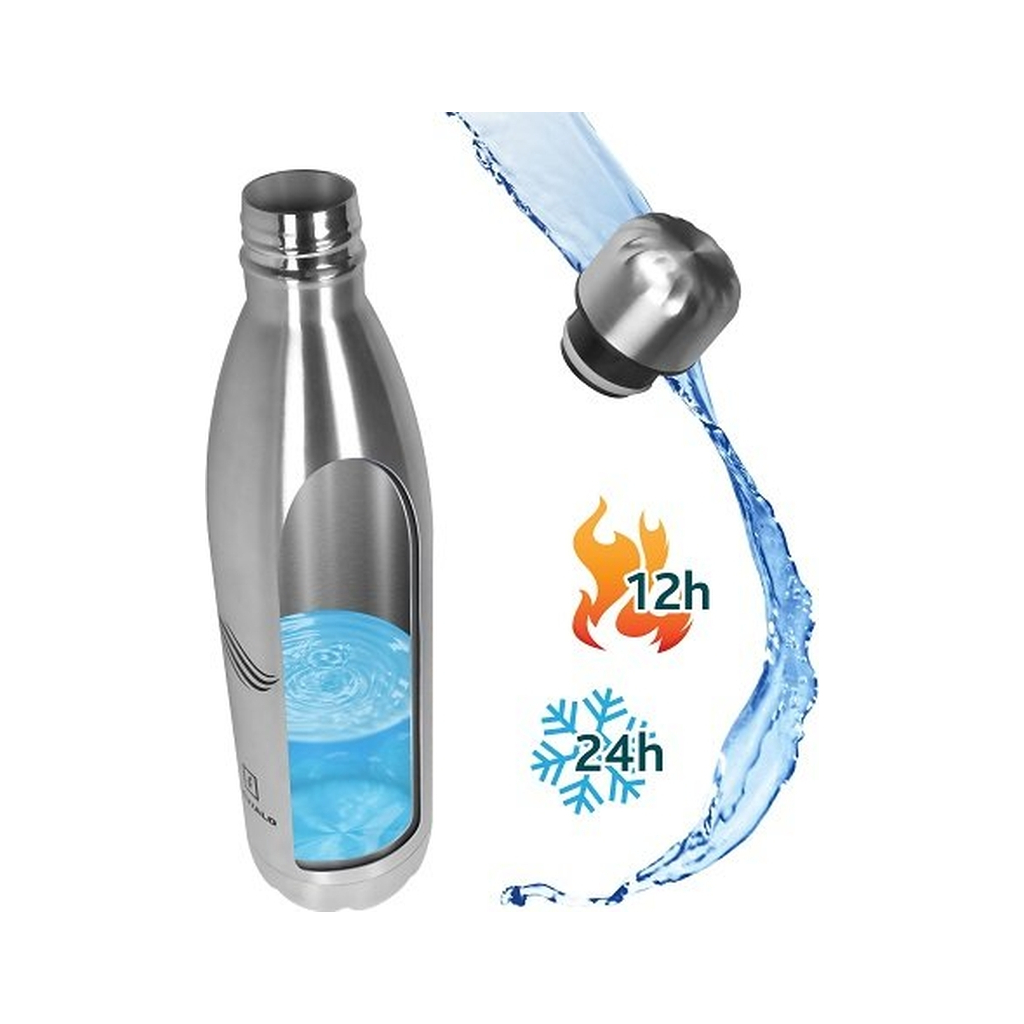 Термокружка Tavialo 500 мл металевий сріблястий колір (191500109) - фото 2 Термокружка Tavialo 500 мл металевий сріблястий колір (191500109) - фото 2