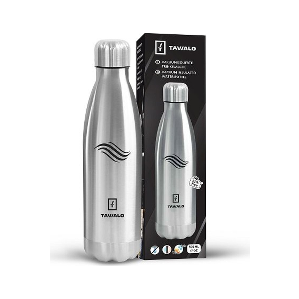 Термокружка Tavialo 500 мл металевий сріблястий колір (191500109) - фото 5 Термокружка Tavialo 500 мл металевий сріблястий колір (191500109) - фото 5