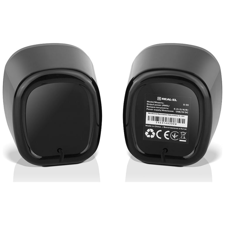 Акустична система REAL-EL S-55 Black (EL121100014) - фото 4