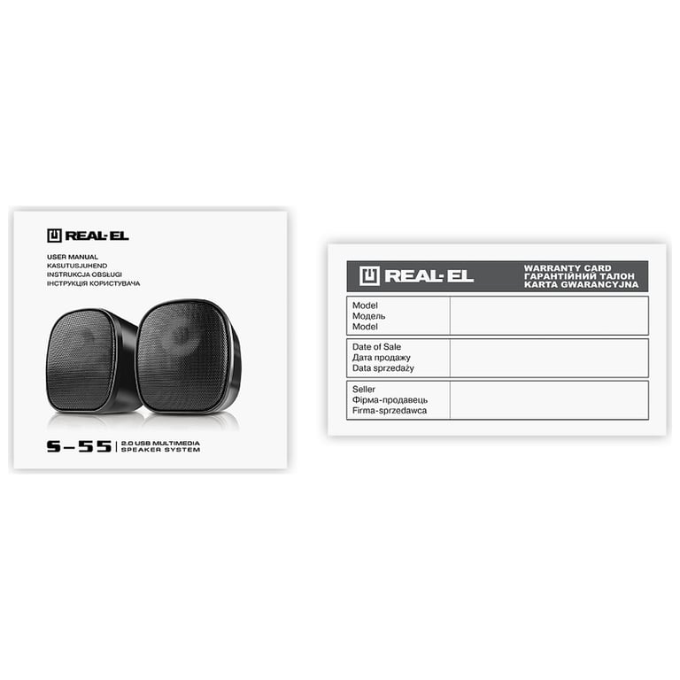 Акустична система REAL-EL S-55 Black (EL121100014) - фото 6