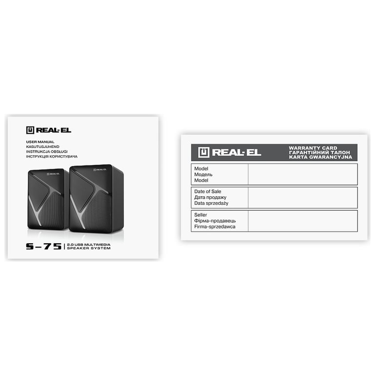 Акустична система REAL-EL S-75 Black (EL121100015) - фото 6