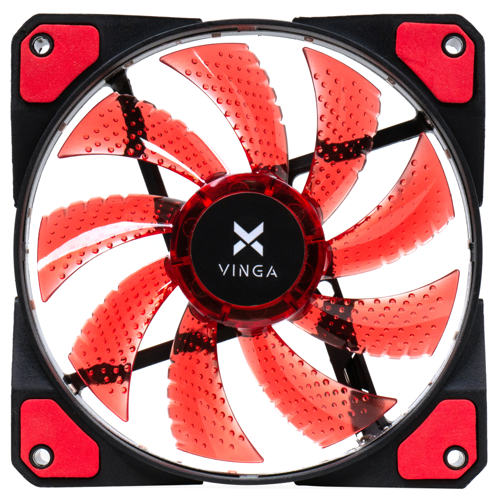 Кулер до корпусу Vinga 12025-15-R1 - фото 1 Кулер до корпусу Vinga 12025-15-R1 - фото 1