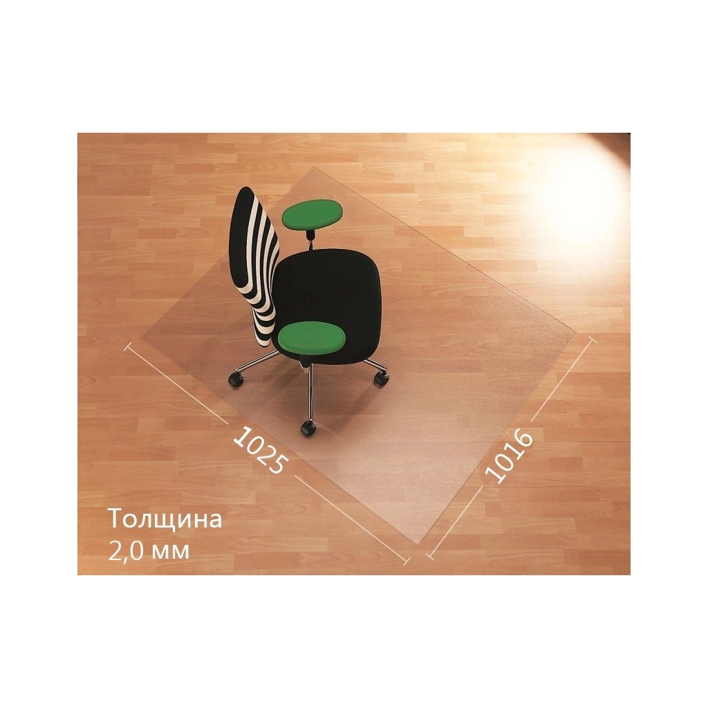 Килимок під крісло Аклас AironTrade 1025х1016х2.0 Прозорий (00020956) - фото 2 Килимок під крісло Аклас AironTrade 1025х1016х2.0 Прозорий (00020956) - фото 2