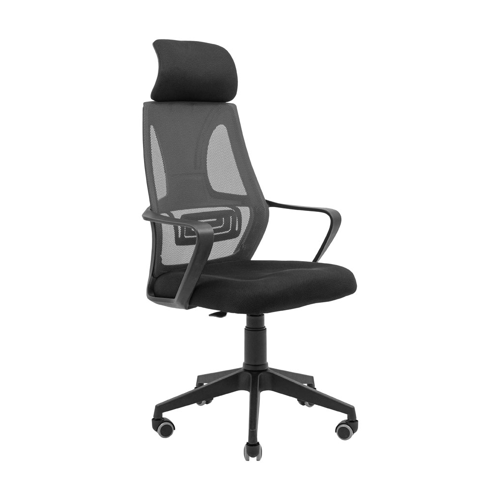 Офісне крісло Richman Профі Пластик Піастра Сітка чорна + сіра (ADD0003192) - фото 1 Офісне крісло Richman Профі Пластик Піастра Сітка чорна + сіра (ADD0003192) - фото 1