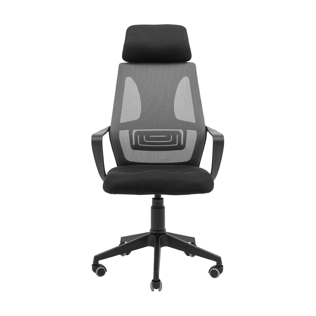 Офісне крісло Richman Профі Пластик Піастра Сітка чорна + сіра (ADD0003192) - фото 2 Офісне крісло Richman Профі Пластик Піастра Сітка чорна + сіра (ADD0003192) - фото 2