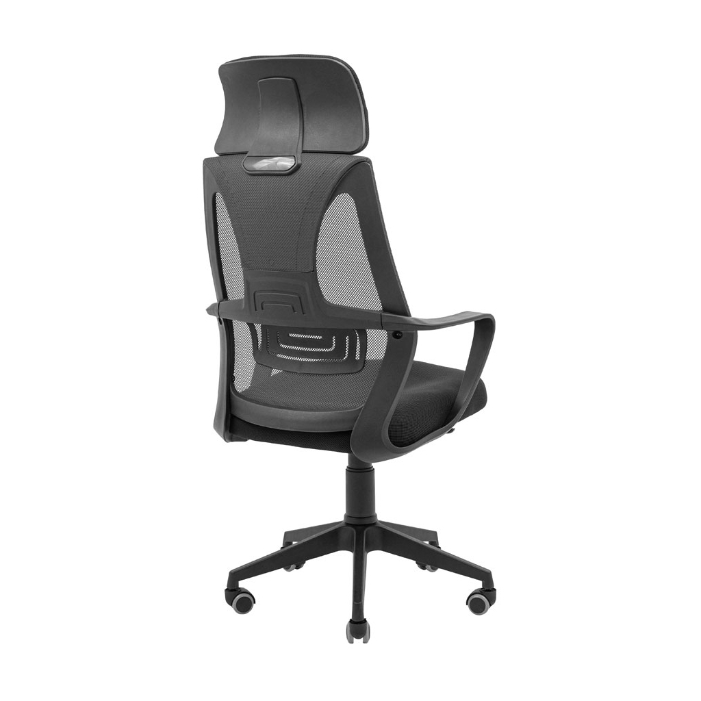 Офісне крісло Richman Профі Пластик Піастра Сітка чорна + сіра (ADD0003192) - фото 4 Офісне крісло Richman Профі Пластик Піастра Сітка чорна + сіра (ADD0003192) - фото 4