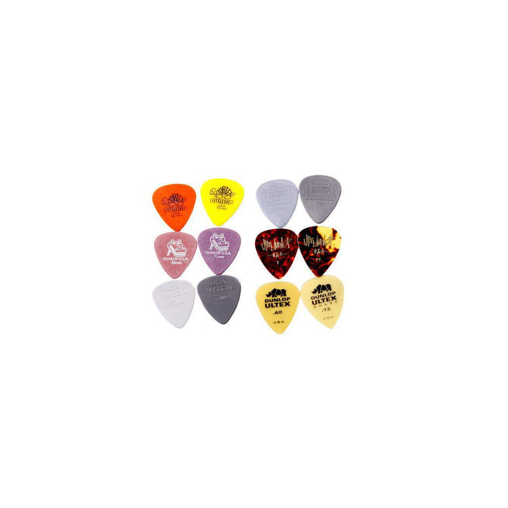 Медіатор Jim Dunlop Guitar Pick LT/MD Variety Pack 12 шт. (PVP101) - фото 4 Медіатор Jim Dunlop Guitar Pick LT/MD Variety Pack 12 шт. (PVP101) - фото 4