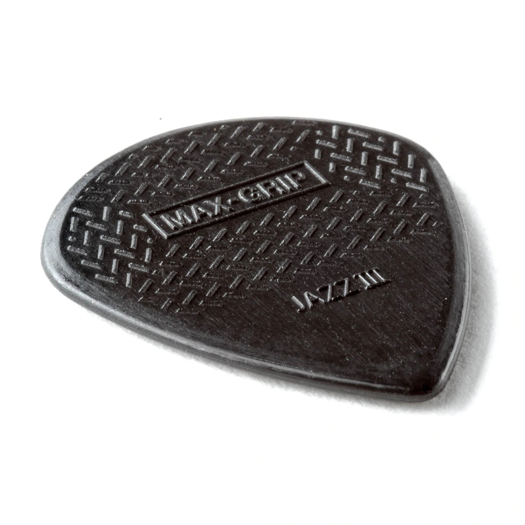 Медіатор Jim Dunlop Max-Grip Jazz III Stiffo Pick 6 шт. (471P3S) - фото 2 Медіатор Jim Dunlop Max-Grip Jazz III Stiffo Pick 6 шт. (471P3S) - фото 2