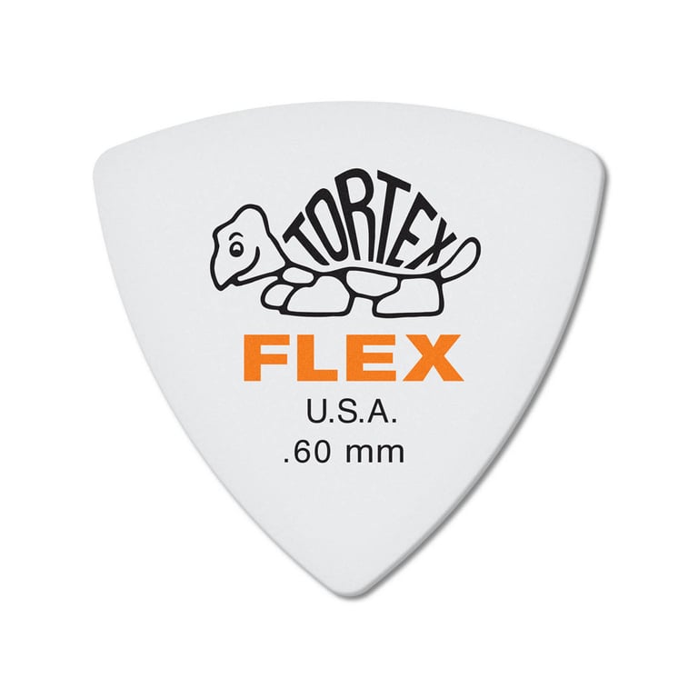 Медіатор Jim Dunlop Tortex Flex Triangle Pick .60mm 6 шт. (456P.60) - фото 1