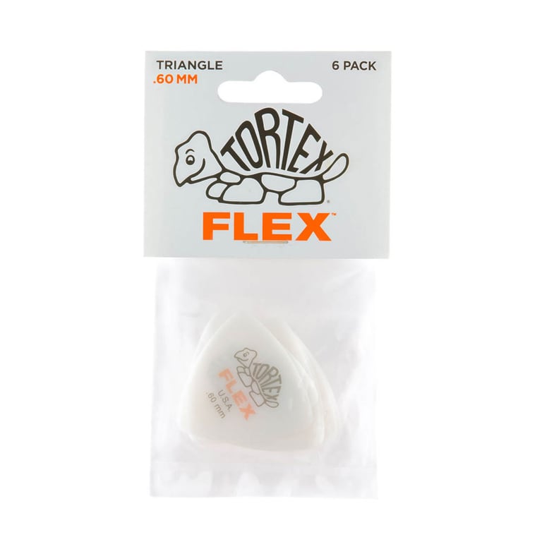 Медіатор Jim Dunlop Tortex Flex Triangle Pick .60mm 6 шт. (456P.60) - фото 2